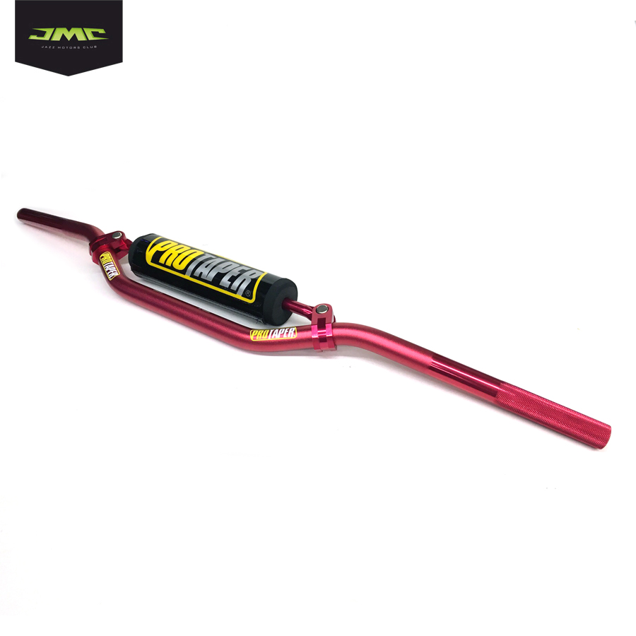 Руль алюминиевый низкий 7/8 (22,2 мм) Pro Taper style red