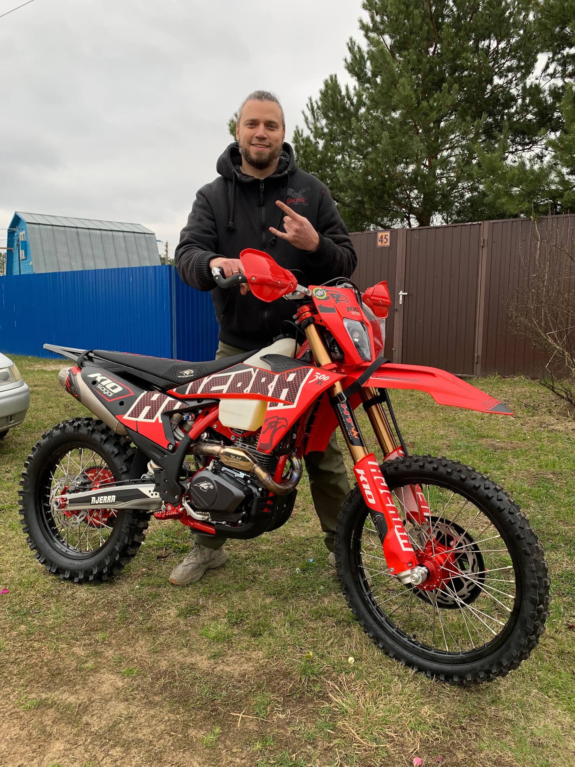 Ajerra SAGAI K10 CB300RL (4 клапана) Red 21/18