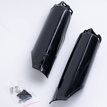 Пластик защита вилки мотоцикла K5 JMC 250 FR / Progasi Super Maxчерная