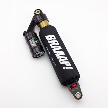 Чехол на амортизатор питбайка "BRAAP" 250 мм