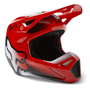 Шлем подростковый Fox V1 Toxsyk Youth Helmet Flow Red